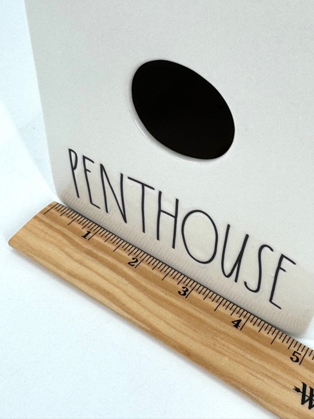 NWT Rae Dunn “PENTHOUSE" Ceramic Bird Feeder - Picture 9 of 10